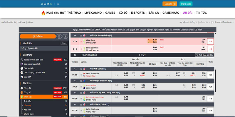 Khám Phá B-Sports Ku88 – Sảnh Cá Cược Thể Thao Hấp Dẫn 5 B-Sports Ku88