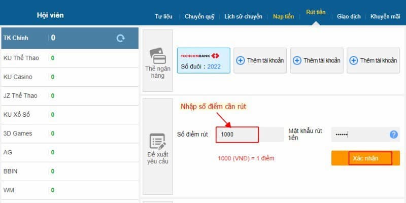 Giao Dịch Tại Ku88 - Thông Tin Chi Tiết Hạn Mức Và Biểu Phí 2 giao dịch tại Ku88